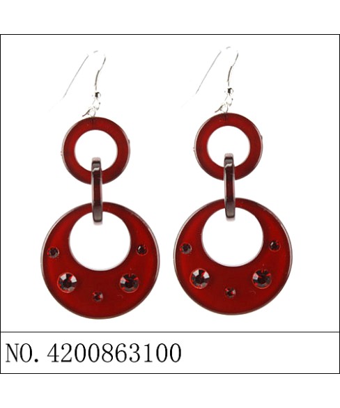 Earrings Red