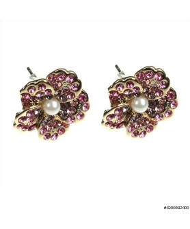 Earrings Purple