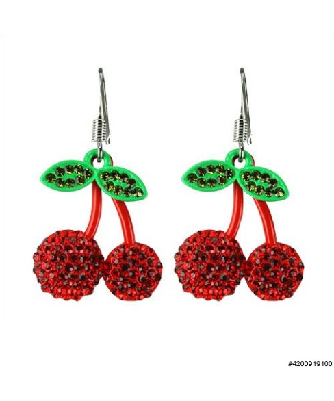 Earrings Red