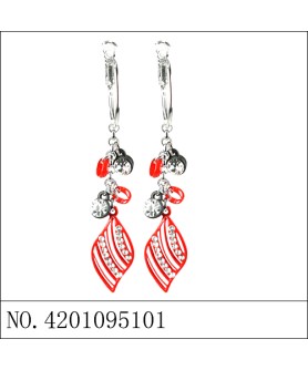 Earrings Red