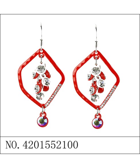 Earrings Red