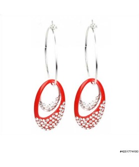 Earrings Red