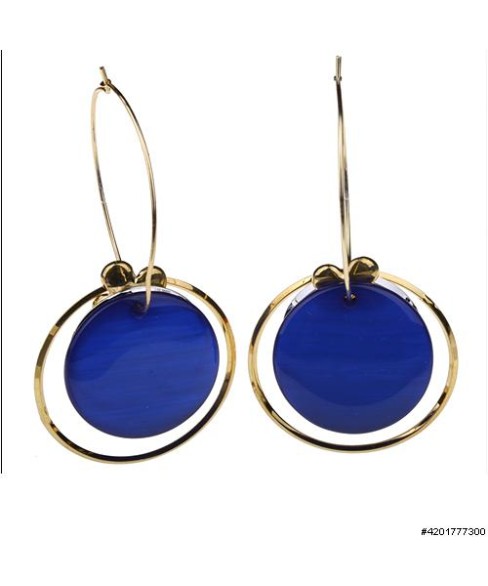 Earrings Blue