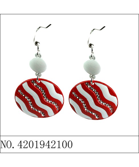 Earrings Red