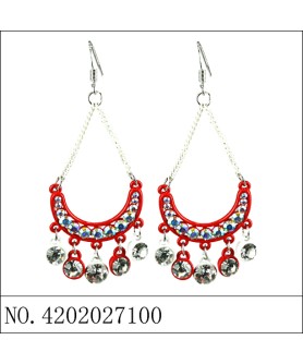 Earrings Red