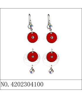 Earrings Red