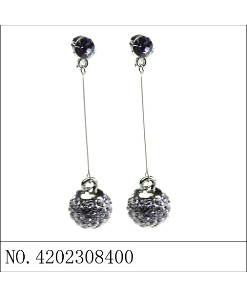 Earrings Purple