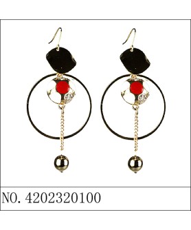 Earrings Red