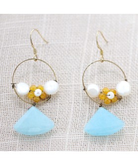 Earrings Blue