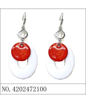 Earrings Red