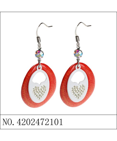 Earrings Red