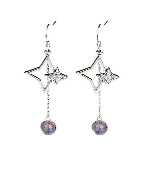 Earrings Purple 4202485400