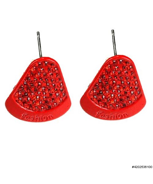 Earrings Red