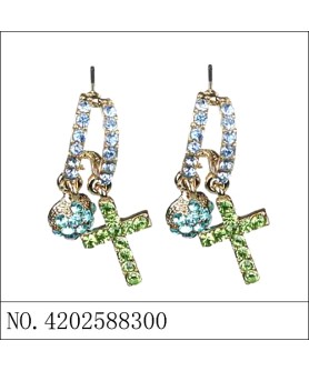 Earrings Blue