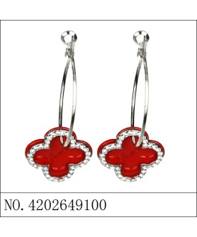 Earrings Red