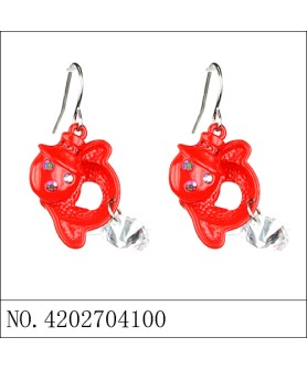 Earrings Red