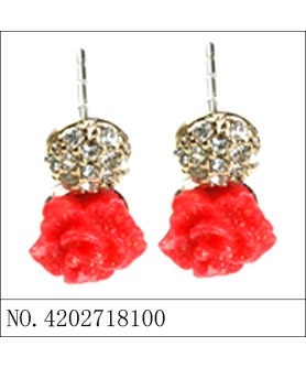 Earrings Red