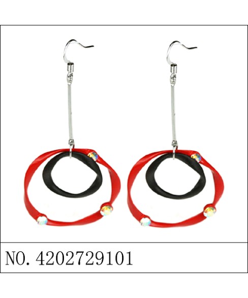 Earrings Red