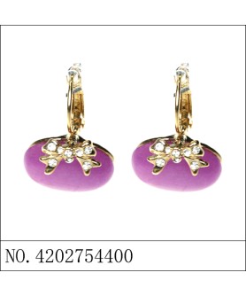 Earrings Purple