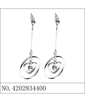 Earrings Purple