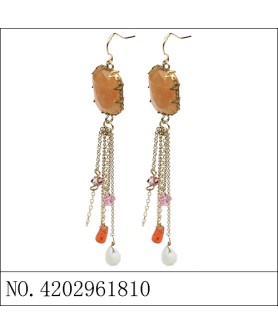 Earrings Brown