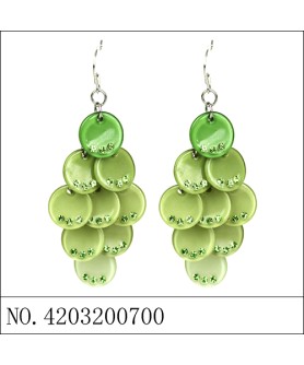 Earrings Green