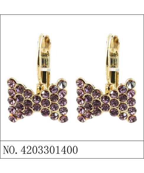 Earrings Purple