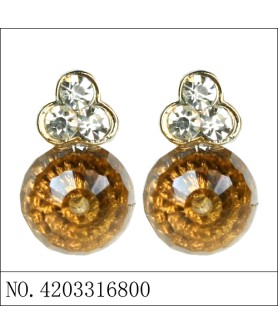 Earrings Brown