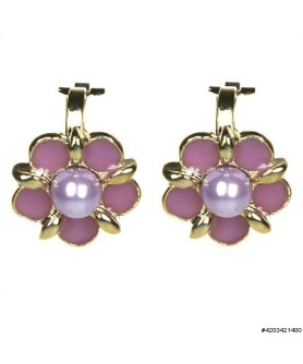 Earrings Purple