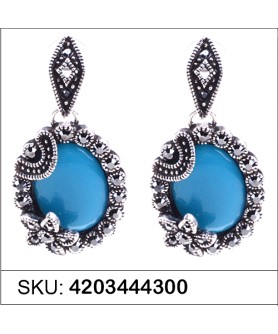 Earrings Blue