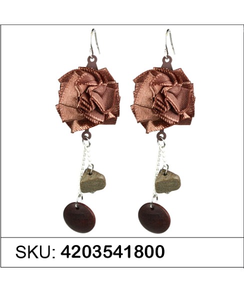 Earrings Brown