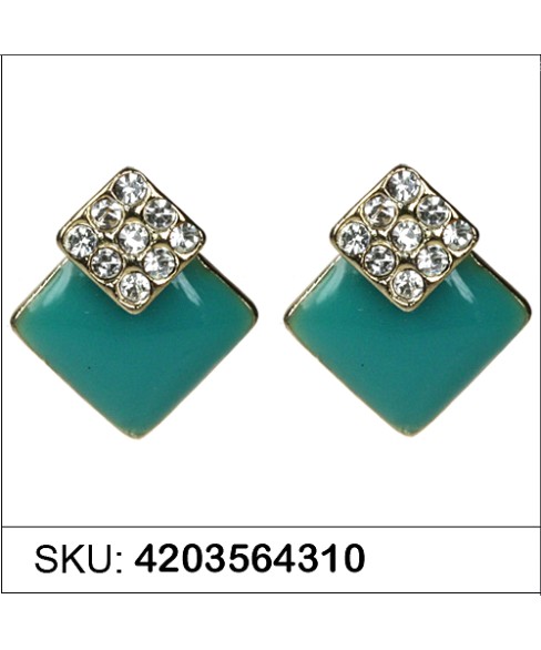 Earrings Blue