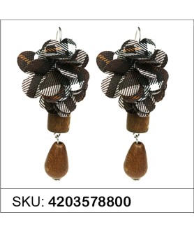 Earrings Brown