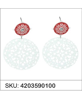 Earrings Red