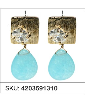 Earrings Blue