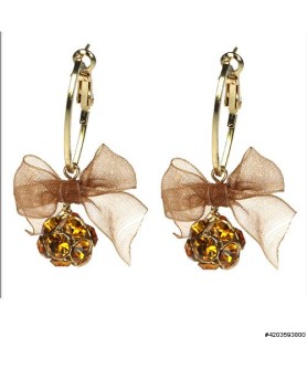 Earrings Brown