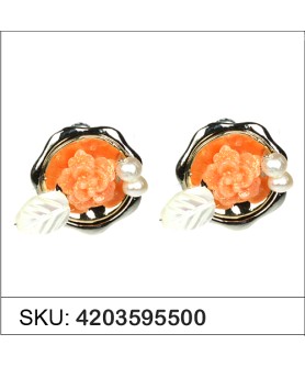 Earrings Orange