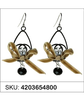 Earrings Brown