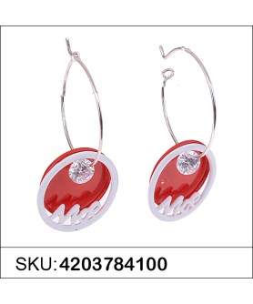 Earrings Red