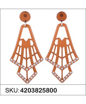 Earrings Brown