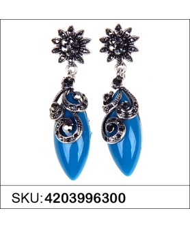 Earrings Blue