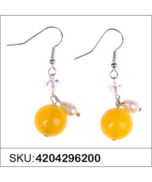 Earrings Yellow