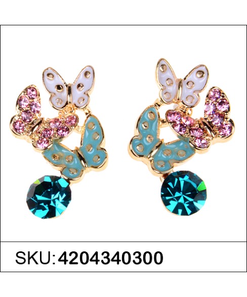 Earrings Blue