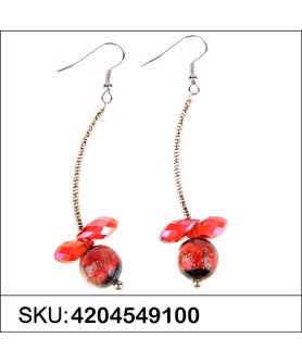 Earrings Red