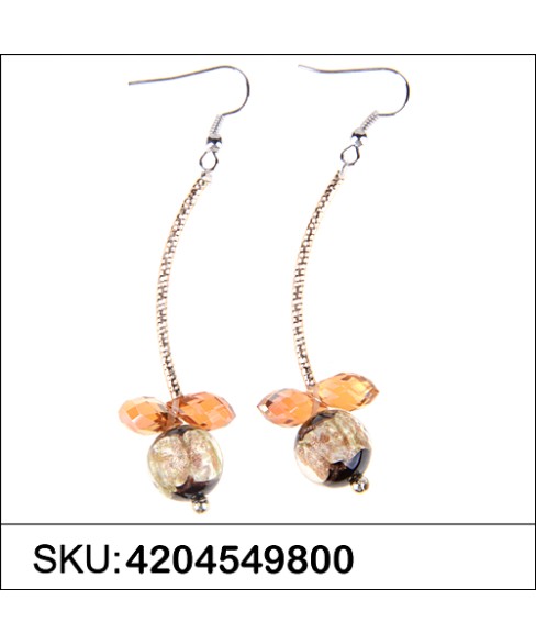 Earrings Brown