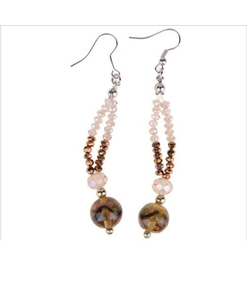 Earrings Brown