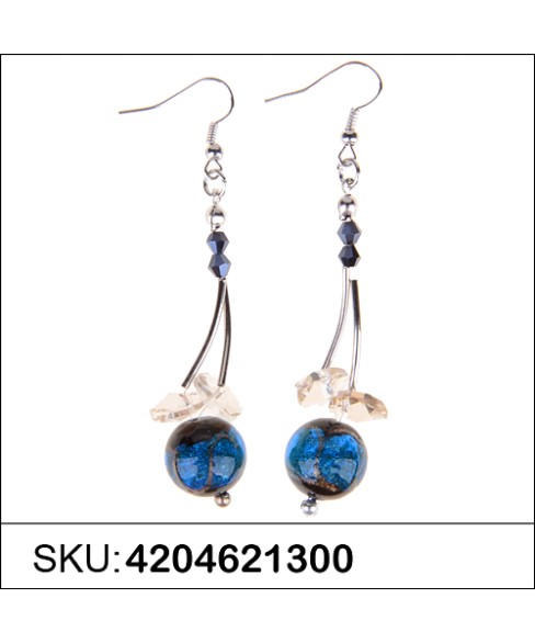 Earrings Blue