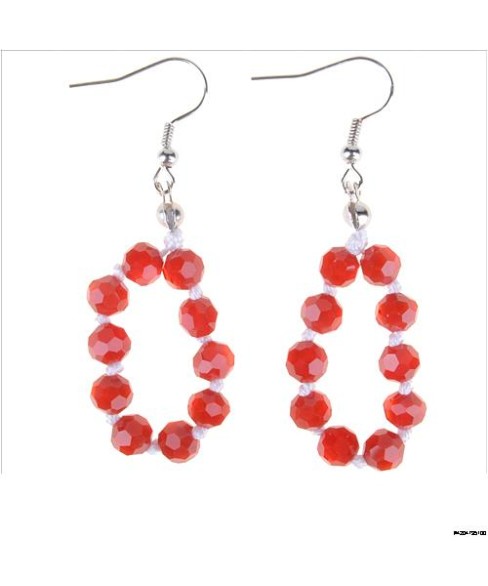 Earrings Red