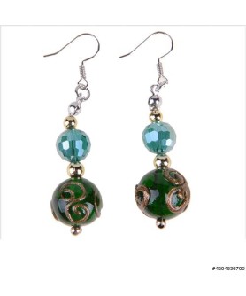 Earrings Green