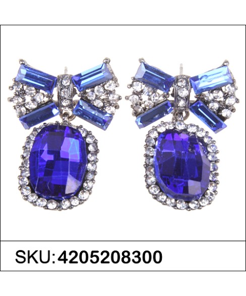 Earrings Blue